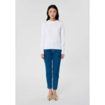 Pull Prunette-Ecru en Polyester