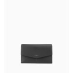 Portefeuille un volet Charlotte en cuir lisse