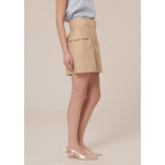 Short Sylviane-Beige en Coton