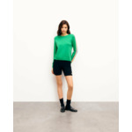 Pull Col Rond Bandes Multicolores aux Manches