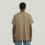 T-Shirt Overdyed Center Chest Loose