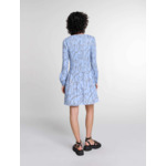 Robe plissée imprimée