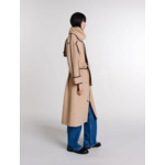 Manteau bicolore double face