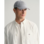 Chemise regular fit en coton et lin