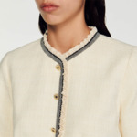 Robe courte en tweed