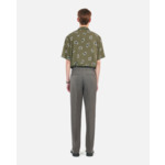 Pantalon De Costume Marron En Laine Homme