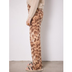 Pantalon cachemire Marius LEOPARD