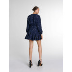 Robe courte à sequins