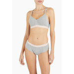 Femme tricot conto-grigiomelange chiaro