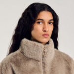 Blouson en fausse fourrure