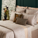 Yves Delorme - Drap plat en satin beige, Nymphes