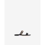 Mules Plates En Cuir Thulite