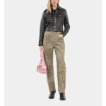 Jean Boyfriend Imprimé Léopard Femme
