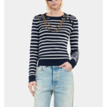 Pull En Laine À Rayures Femme