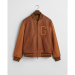 Leather Varsity Jacket