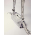Sac Miss M Mini métal à strass