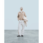 Pull Col Camionneur Torsades