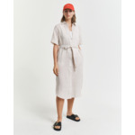 Striped Linen Shirt Dress