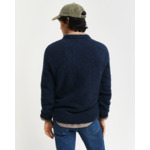 Wool Nepps Crew Neck Sweater