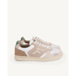 Baskets basses blanches et beiges