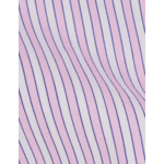 Chemise irina col italien en popeline rayée rose
