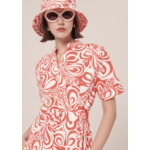 Robe Rosemarine-Corail en Coton