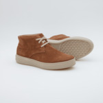 Desert boots en cuir suédé beige homme