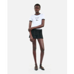 Short Noir En Tweed Femme