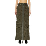 Jupe longue avec poches cargo