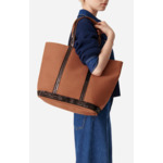 Cabas L Zippé En Toile Porté Epaule