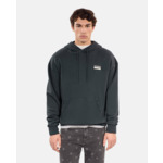 Sweatshirt À Capuche Avec Sérigraphie Noir Homme