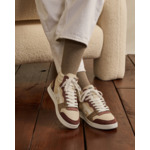 Baskets écrues & roses