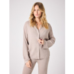 Chemise en laine au bégonia TERRE FUMEE