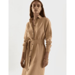 Robe Mathilda en lin beige