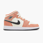 Air Jordan 1 Mid SE Orange Suede