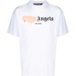 Palm Angels T-Shirt Miami Spray Blanc