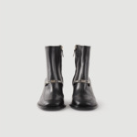 Bottines en cuir