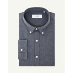 Chemise Gaston Contemporaine en coton recyclé marine
