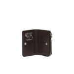 Porte-clés en cuir grainé
