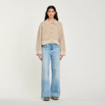 Cardigan à point fantaisie