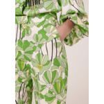 Pantalon Primavera-Vert en Lin