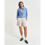 Relaxed Fit Linen Blend Pull-On Sho