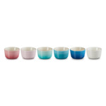 Set de 6 Ramequins 100ml en céramique rainbows