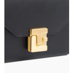 Portefeuille Rose en cuir lisse