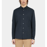 Chemise Bleu Marine En Voile De Coton Homme