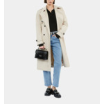 Trench Coat Droit Long Femme
