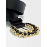 Ceinture à boucle strassée