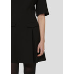 Robe Riyu-Noir en Polyester Recyclé