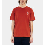 T-Shirt Rouge Avec Broderie Palm Tree Homme