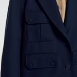 Veste de costume cargo oversize